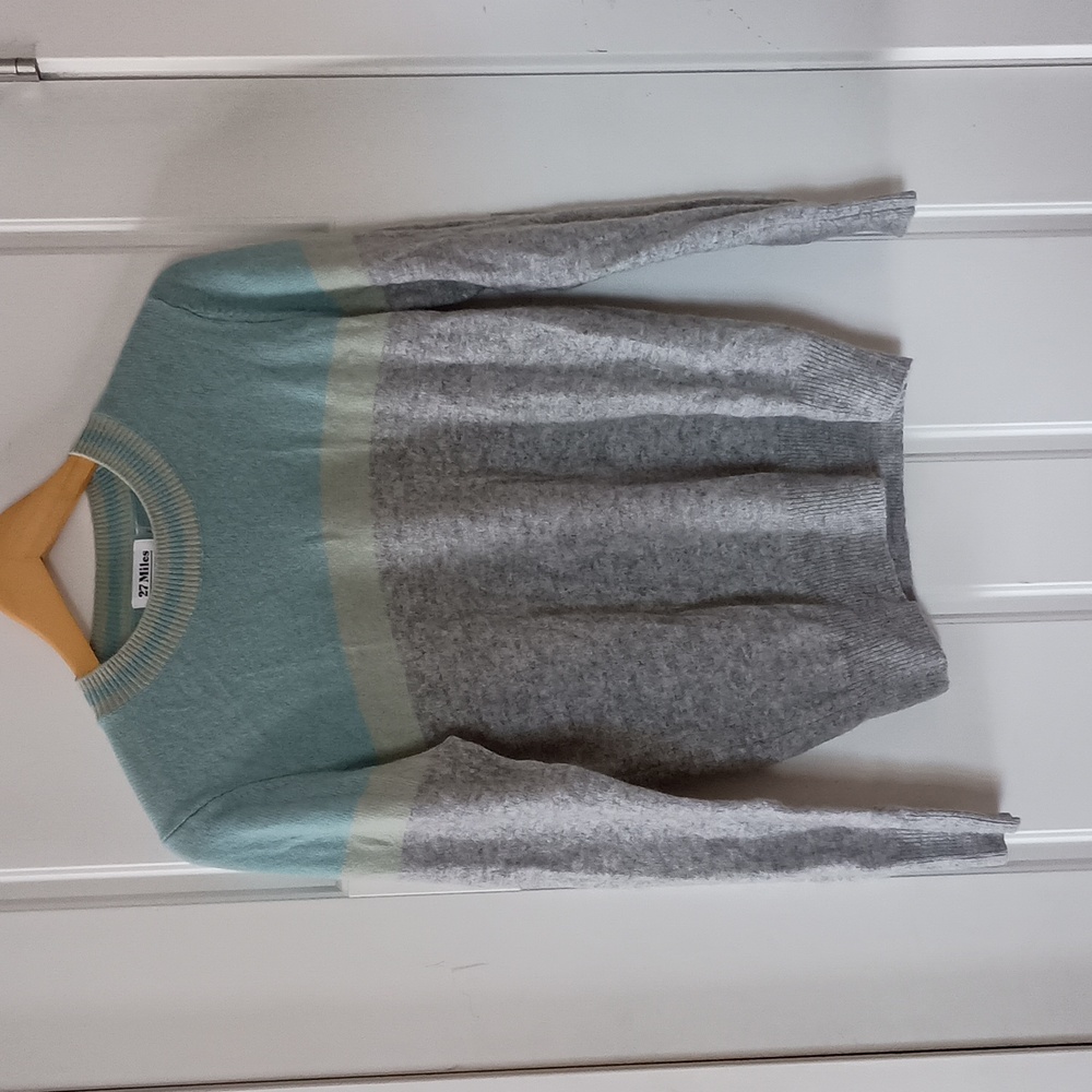 27 Miles Malibu cashmere striped sweater